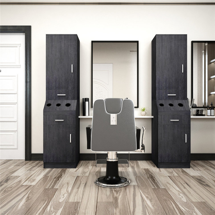 Barley Fruit INC Large Barber Station, Vertical Beauty Salon Locker